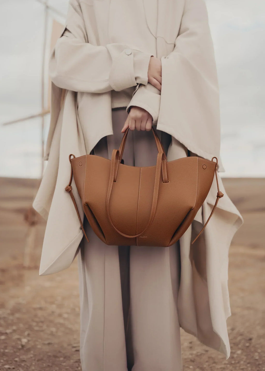 Polene Cyme Edition Tote Bag product image 4, provided for visual reference and product detail review
