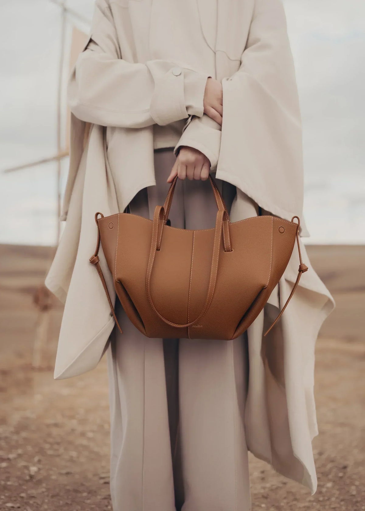 Polene Cyme Edition Tote Bag product image 4, provided for visual reference and product detail review