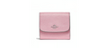 Coach Leather Small Wallet in Pink product image 1, provided for visual reference and product detail review