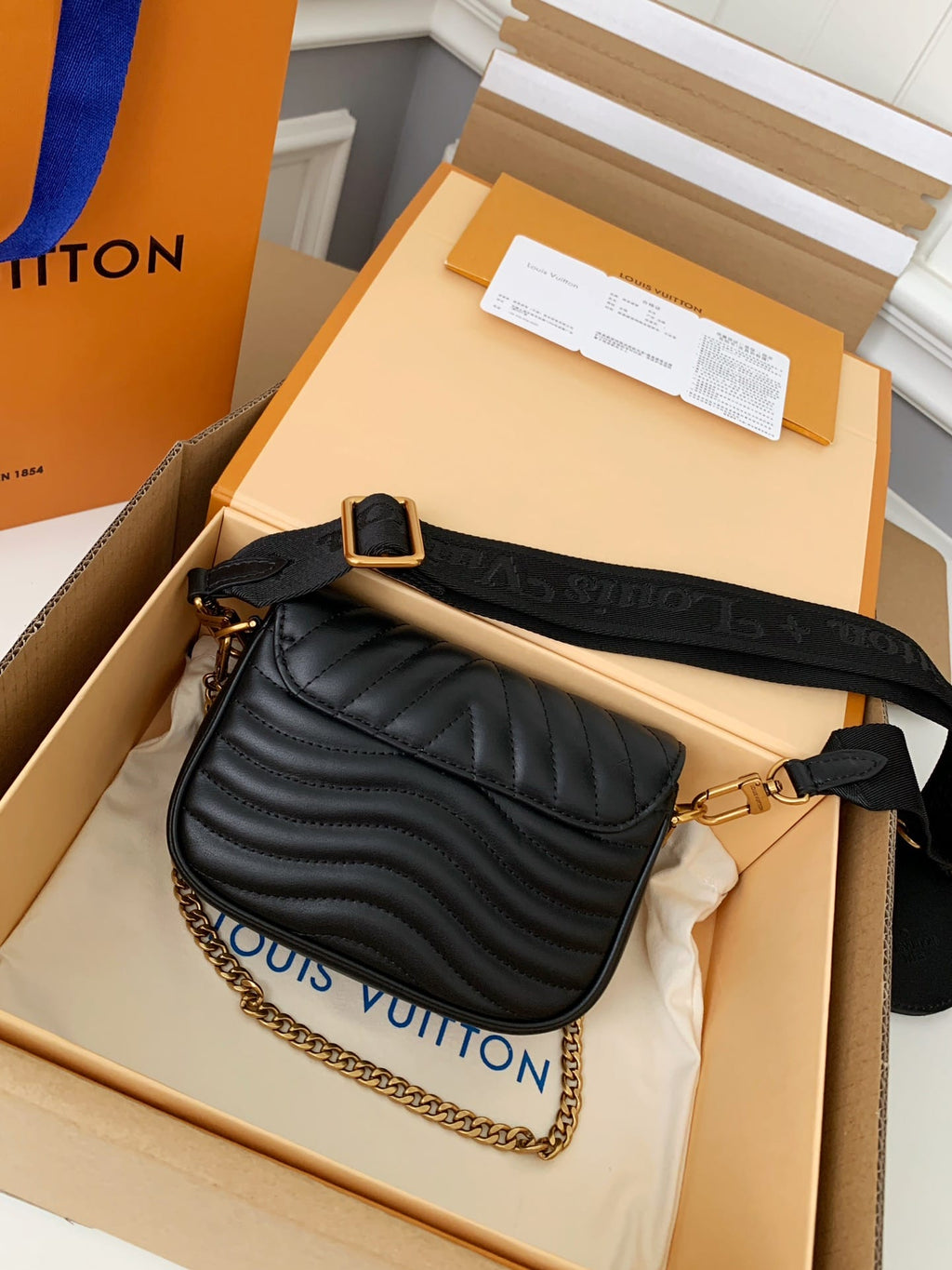 Louis Vuitton New Wave Multi-Pochette Handbag - Black product image 2, provided for visual reference and product detail