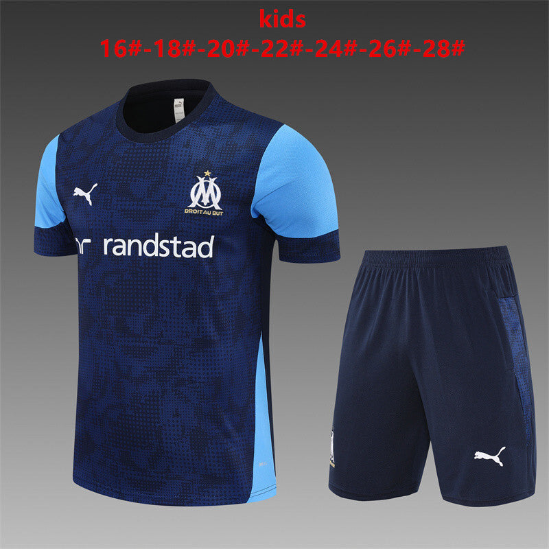Kids Marseille Training Tracksuits 25/26 Football Jersey product image 1