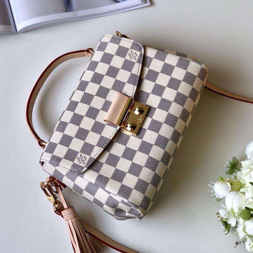Louis Vuitton Croisette Damier Azur Handbag product image 2, provided for visual reference and product detail review