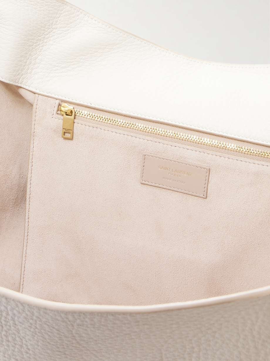 Saint Laurent Le 5 À 7 Bea Textured-Leather Tote - White product image 4, provided for visual reference and product detail