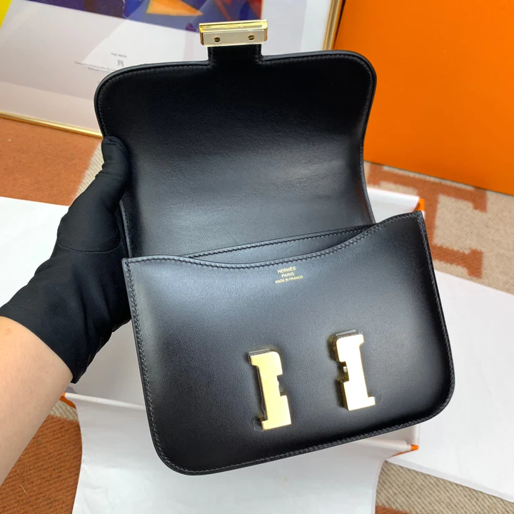 Hermes Constance Bag Mini 14cm - Black product image 6, provided for visual reference and product detail review