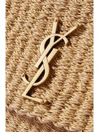 YSL Saint Laurent Kate Medium Raffia Shoulder Bag product image 4, provided for visual reference and product detail review