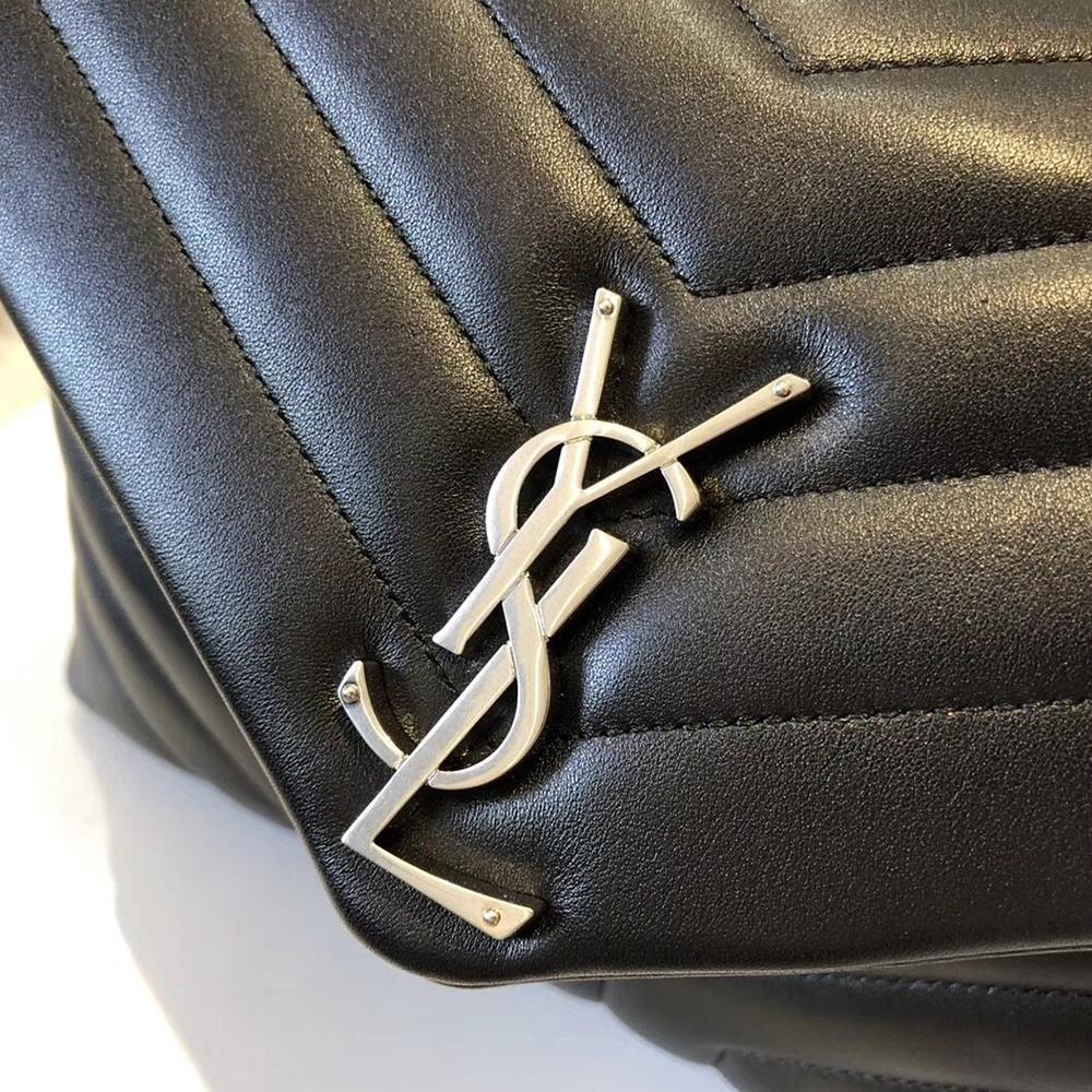 YSL Loulou Small Bag - Nero (Black) product image 8, provided for visual reference and product detail review