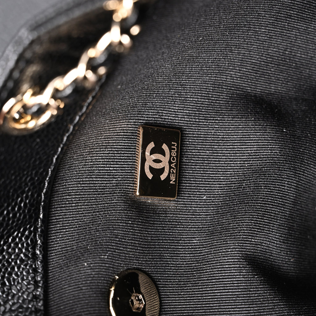 Chanel Duma Backpack – Black Quilted Lambskin with Gold-Tone Hardware (24A Collection) product image 9, provided for visual