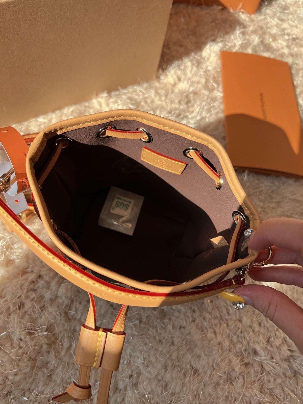 LV Nano Noé Monogram Canvas Mini Bucket Bag product image 5, provided for visual reference and product detail review
