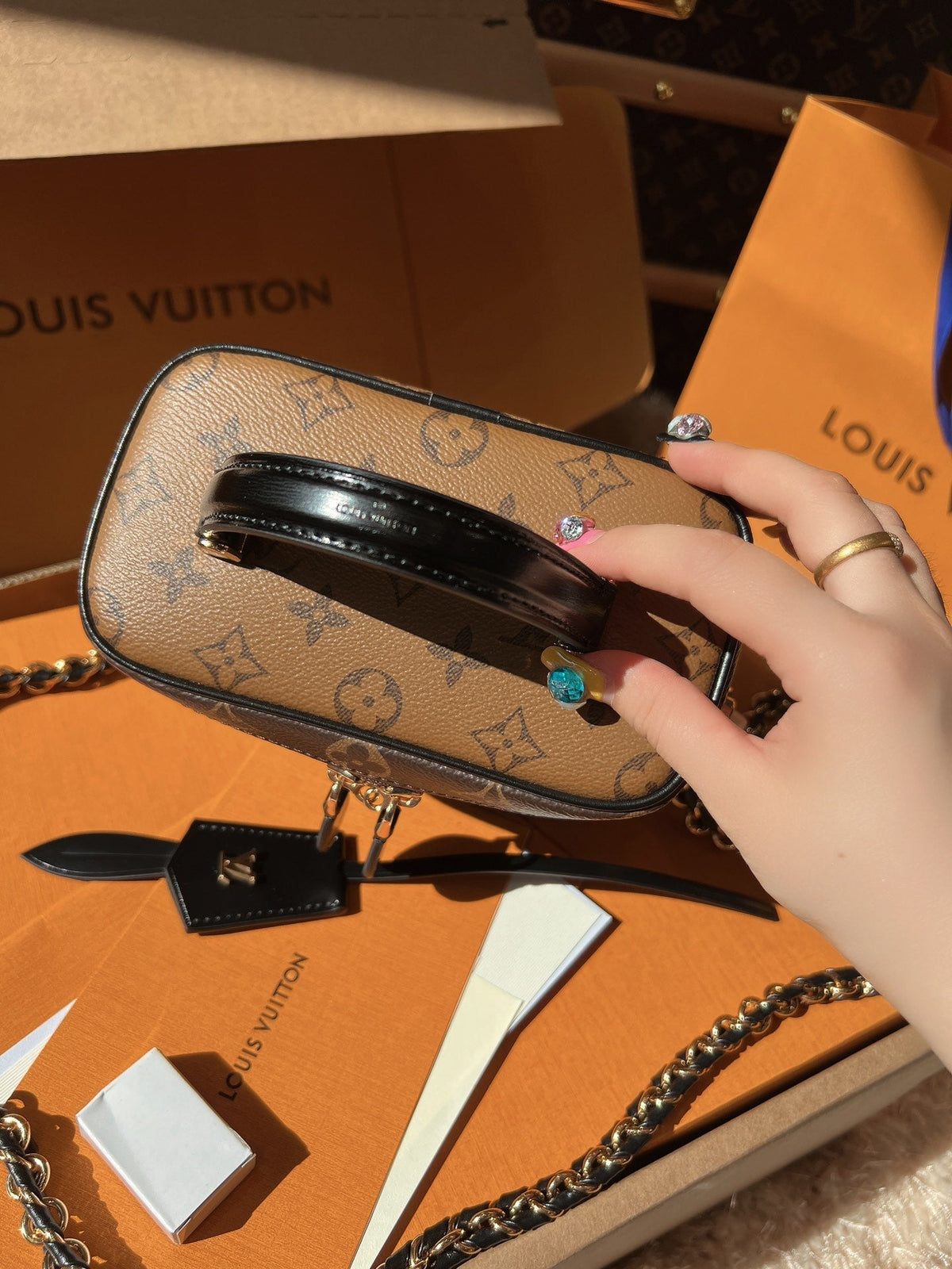 LV Vanity PM Monogram Crossbody Bags product image 5, provided for visual reference and product detail review