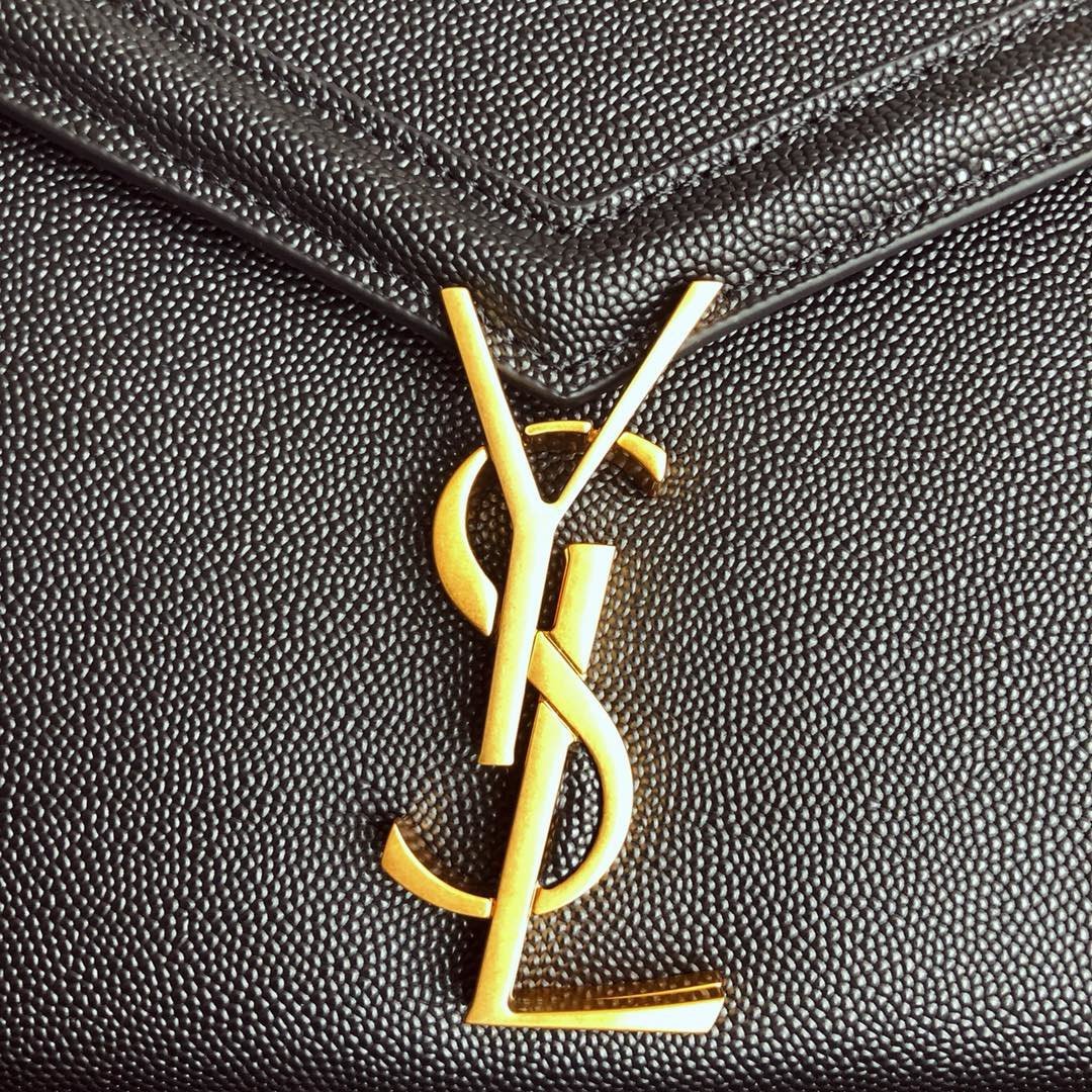 YSL Cassandra Mini Top Handle Bag Black product image 7, provided for visual reference and product detail review