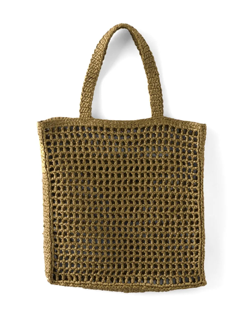 Prada Triangle-Logo Raffia Tote Bag product image 7, provided for visual reference and product detail review