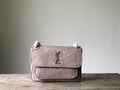 YSL Niki 2830 Shoulder Bag - Grey, 28 cm product image 1, provided for visual reference and product detail review
