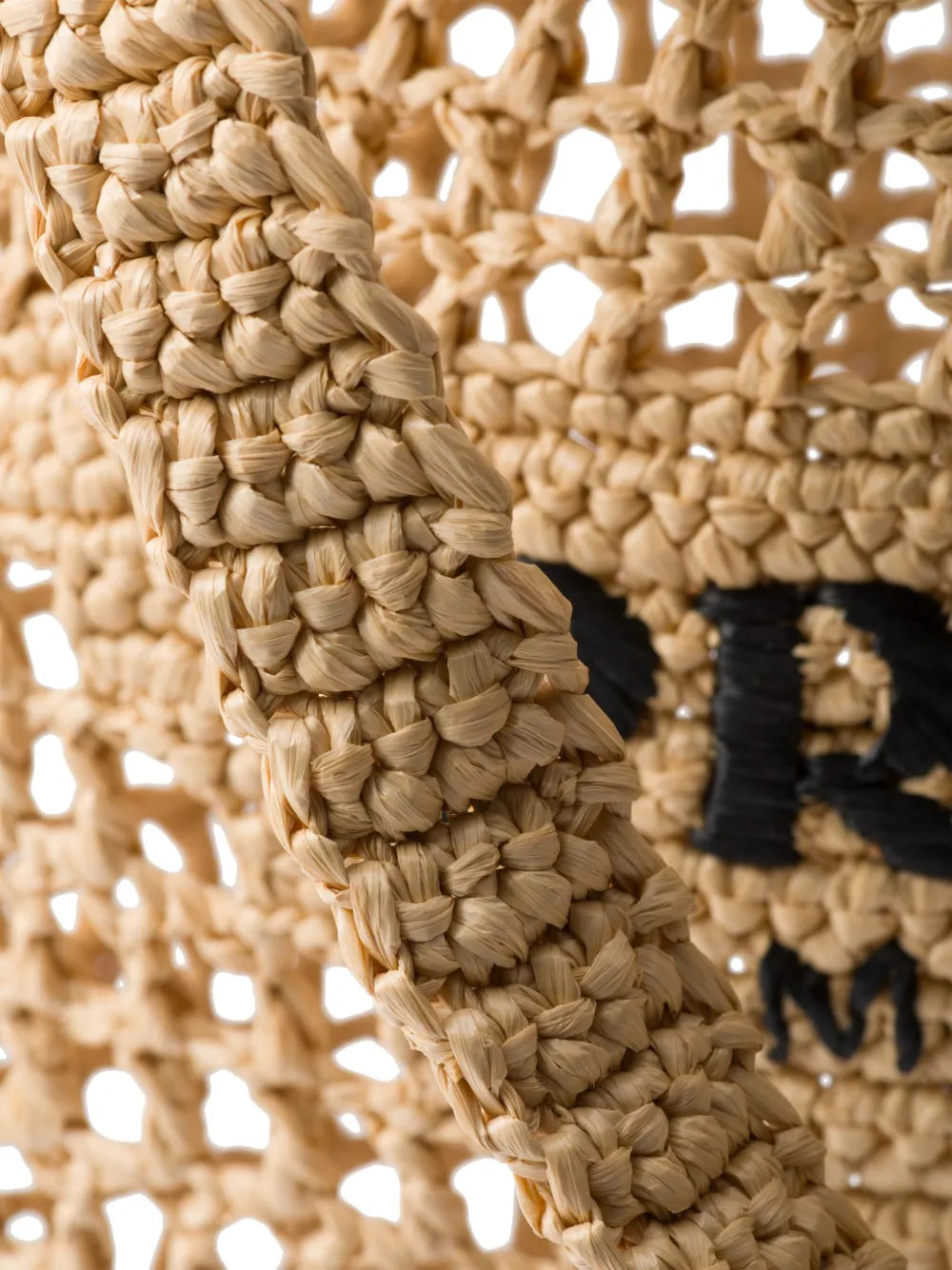 Prada Triangle-Logo Raffia Tote Bag product image 4, provided for visual reference and product detail review