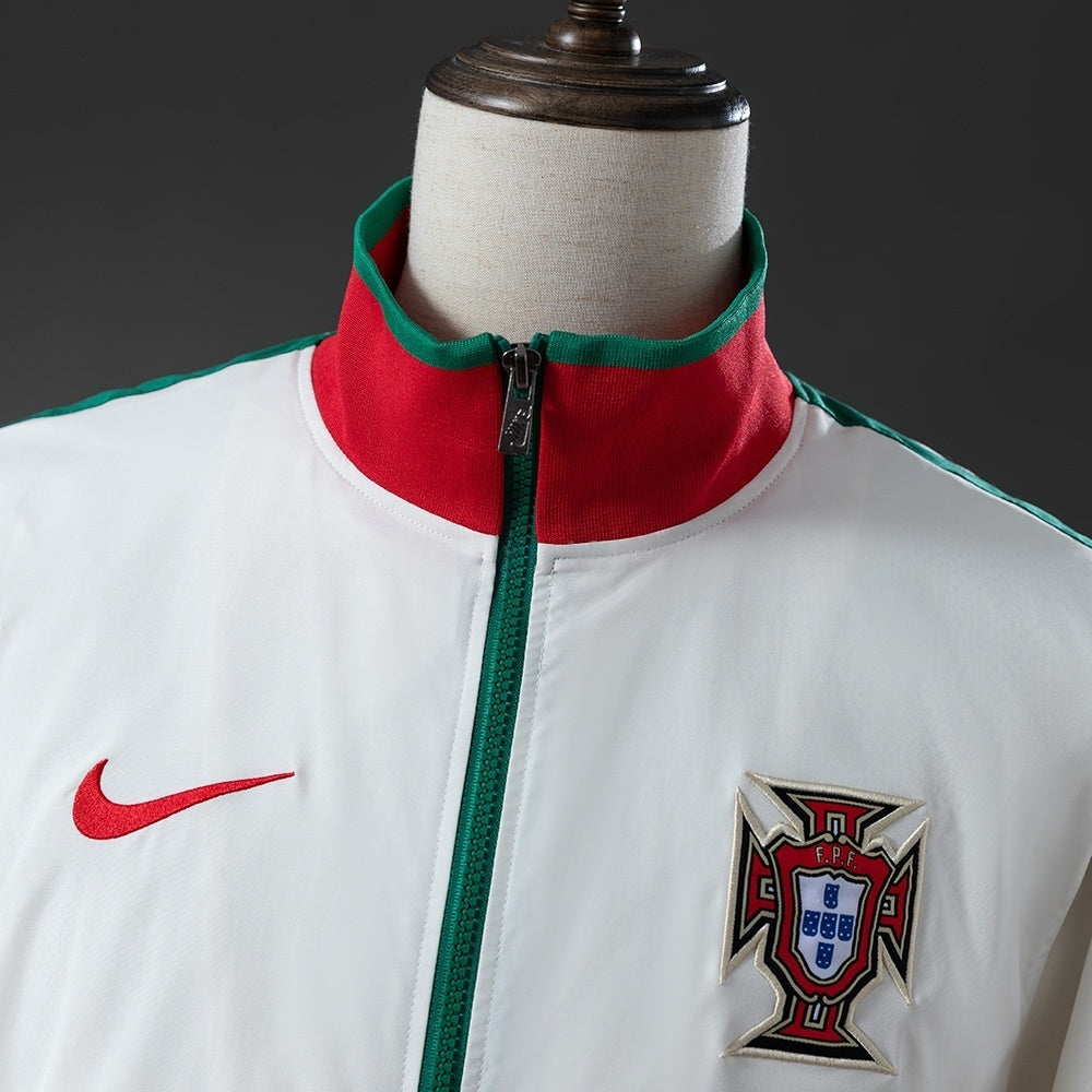 Portugal Windbreaker 2010 White Football Soccer Jacket product image 5