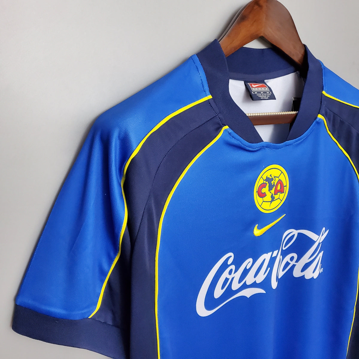 Retro Club America Jersey 2001-02 Away Blue Football Kit product image 5