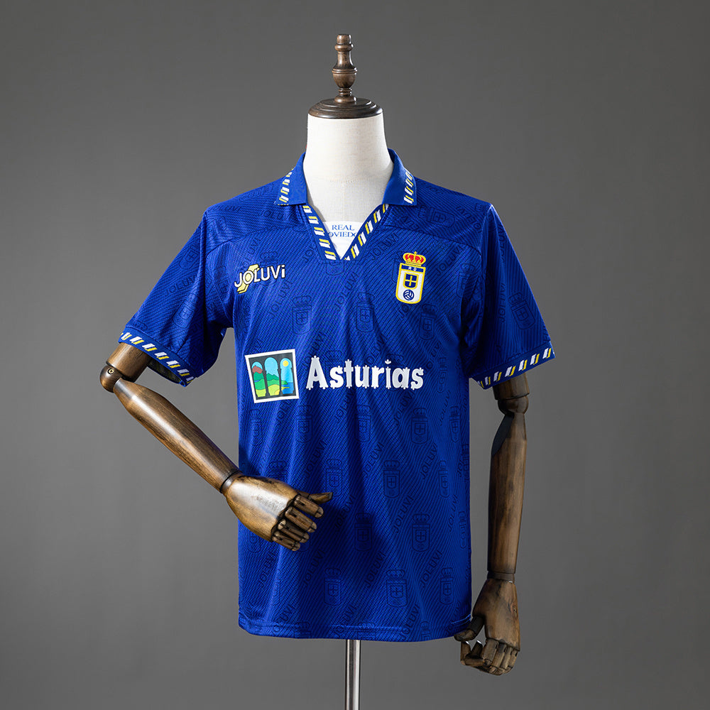 Real Oviedo Home Jersey 1995-1996 Retro Football Kit Soccer product image 1