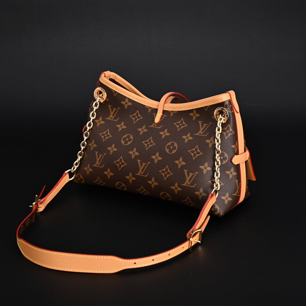 Louis Vuitton Carryall BB Monogram Canvas Shoulder Bag – Classic Brown (M13014) product image 6, provided for visual