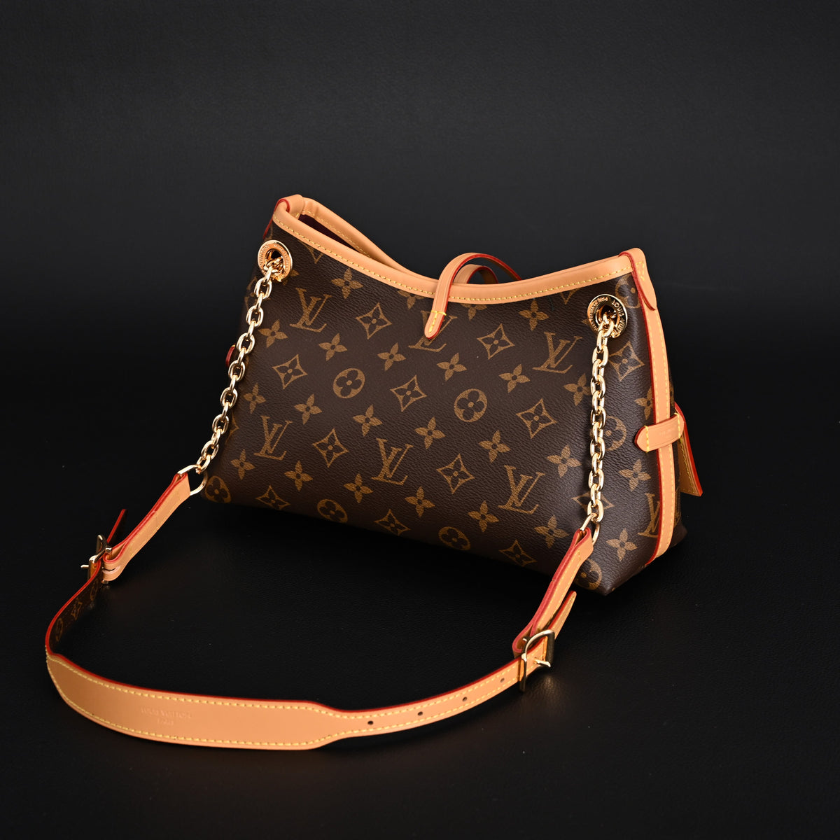Louis Vuitton Carryall BB Monogram Canvas Shoulder Bag – Classic Brown (M13014) product image 6, provided for visual