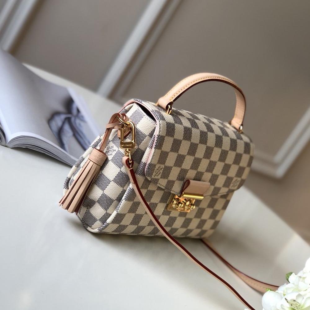 Louis Vuitton Croisette Damier Azur Handbag product image 3, provided for visual reference and product detail review