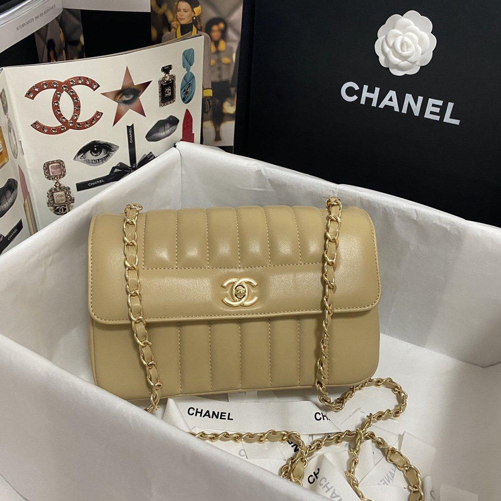 Chanel Vertical Quilted Flap Bag product image 2, provided for visual reference and product detail review