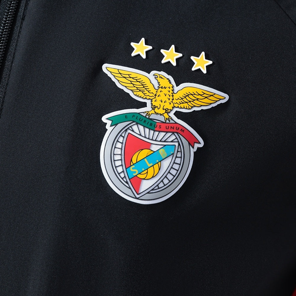 Benfica Windbreaker 1992-93 Black Football Jacket product image 3