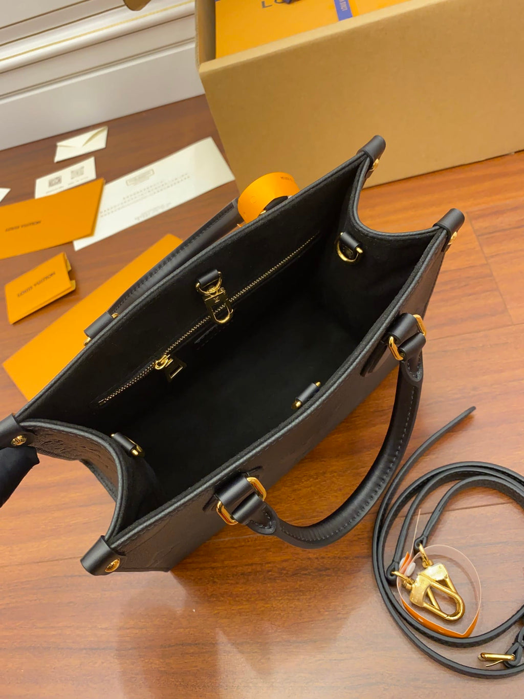 Louis Vuitton LV OnTheGo PM Handbag - Black product image 2, provided for visual reference and product detail review