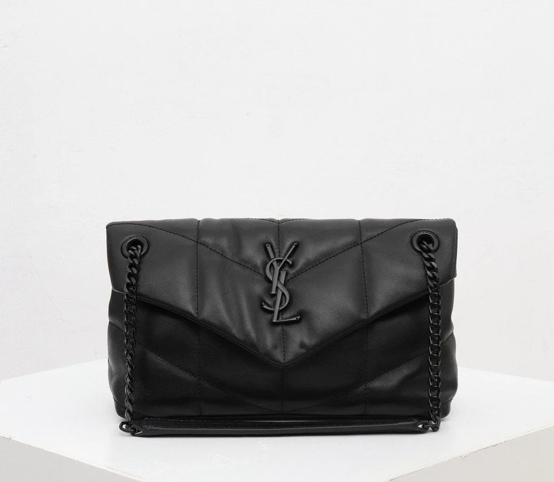 Saint Laurent Loulou Shoulder Bag - Black product image 1, provided for visual reference and product detail review