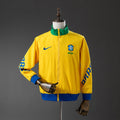 Brazil Windbreaker 2025/26 Yellow Football Jacket product image 1