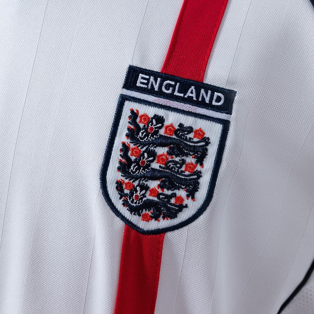 England Jersey 2002 Home Retro Football Kit Long Sleeves product image 7