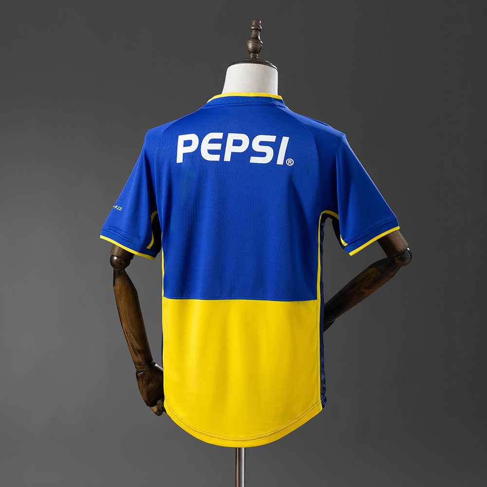 Boca Juniors Jersey 2002-03 Home Retro Football Kit product image 2