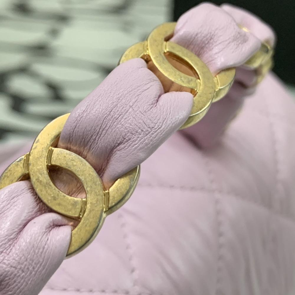 Chanel Mini Flap Bag Pink with Top Handle product image 8, provided for visual reference and product detail review