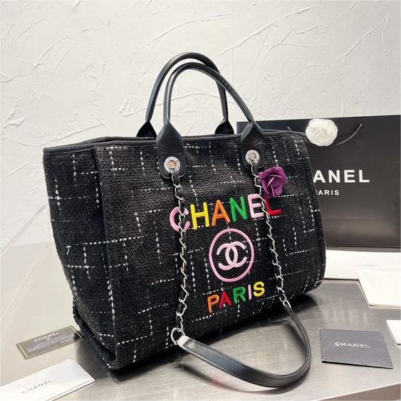 Chanel Fashion Totes Handbag - Black product image 4, provided for visual reference and product detail review