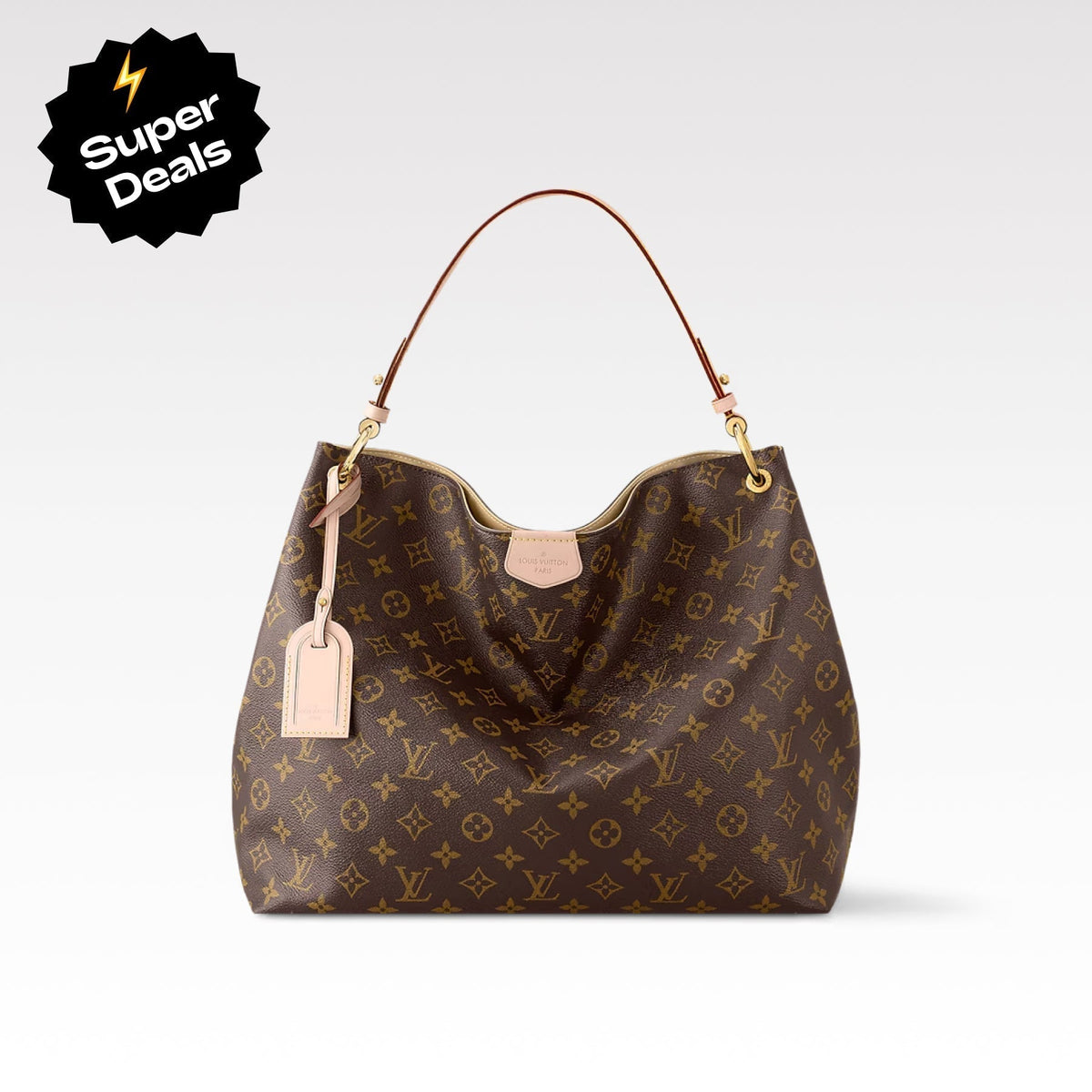 LV Graceful MM Monogram Canvas Shoulder Bag product image 1, provided for visual reference and product detail review