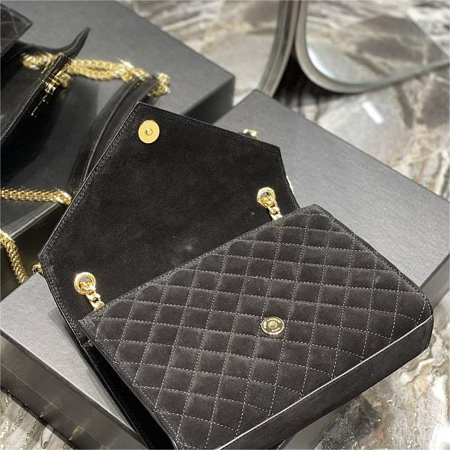 YSL Envelope Bag 24CM - Black product image 4, provided for visual reference and product detail review