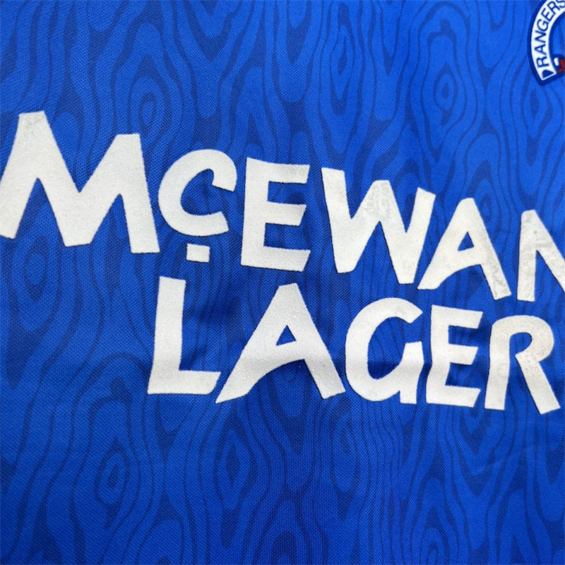 Retro Rangers Home Kit 1990 1992 Football Jersey product image 8