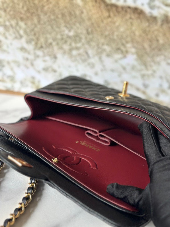 Chanel Classic Flap Bag Medium Gold Hardware product image 5, provided for visual reference and product detail review