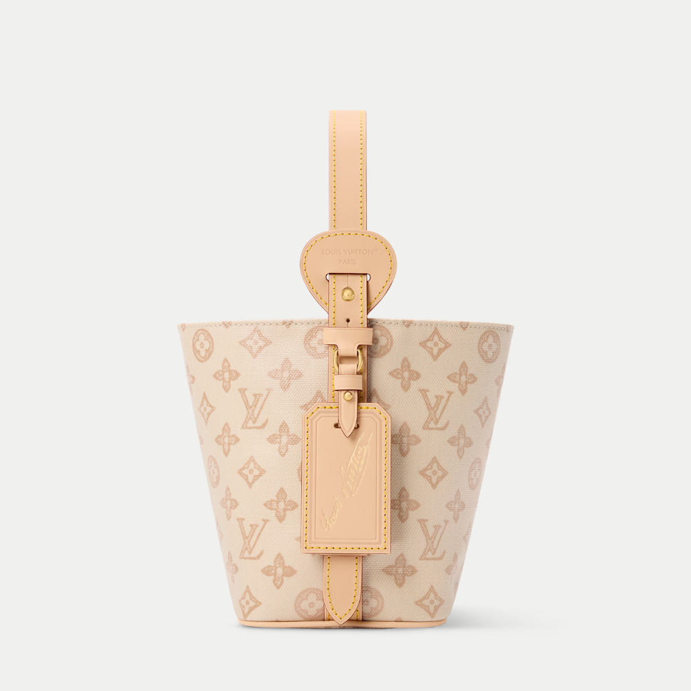 LV All in BB Monogram Origine Lin Tote Bag product image 3, provided for visual reference and product detail review