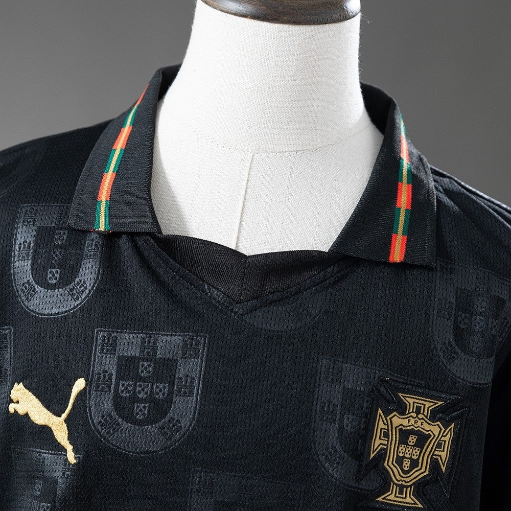 Kids Portugal Jersey 25/26 Black Football Kit product image 7
