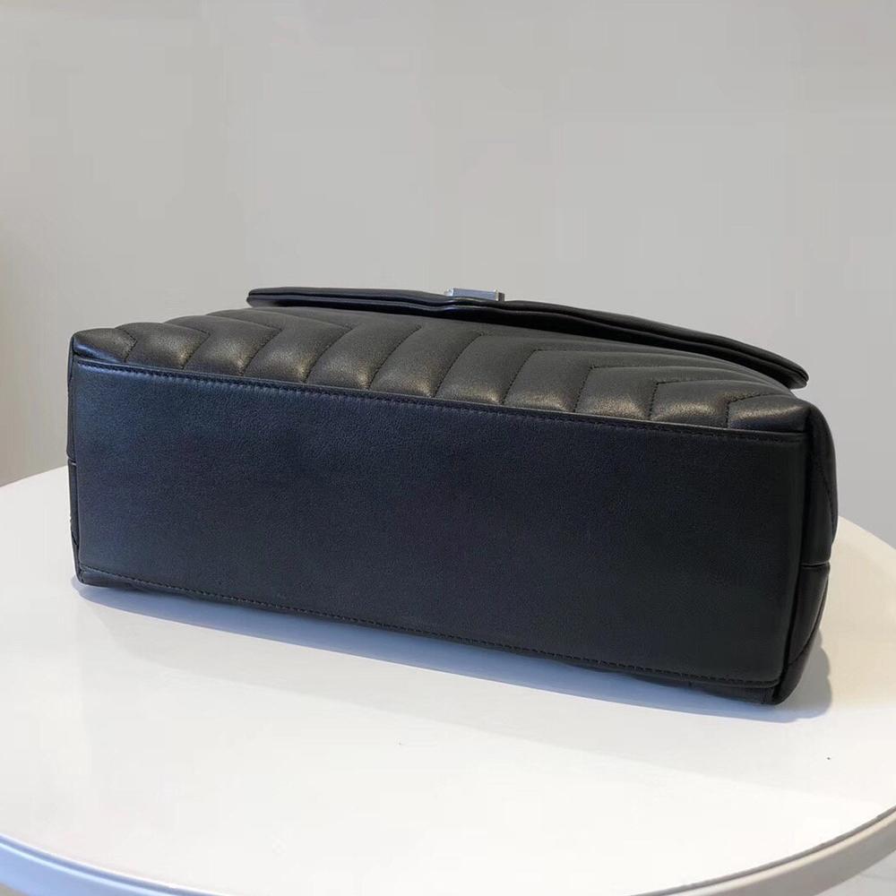 YSL Loulou Small Bag - Nero (Black) product image 6, provided for visual reference and product detail review