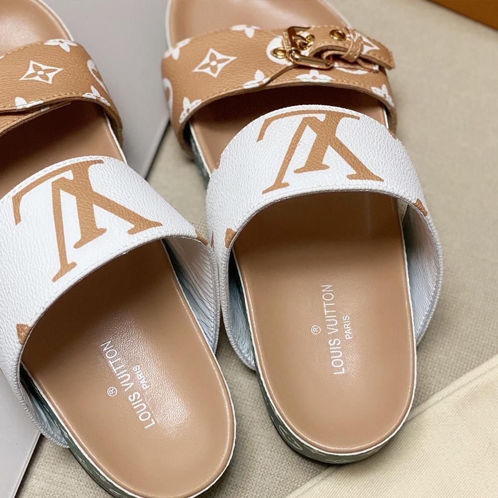 Louis Vuitton Bom Dia Mule Slides Sandals product image 2, provided for visual reference and product detail review