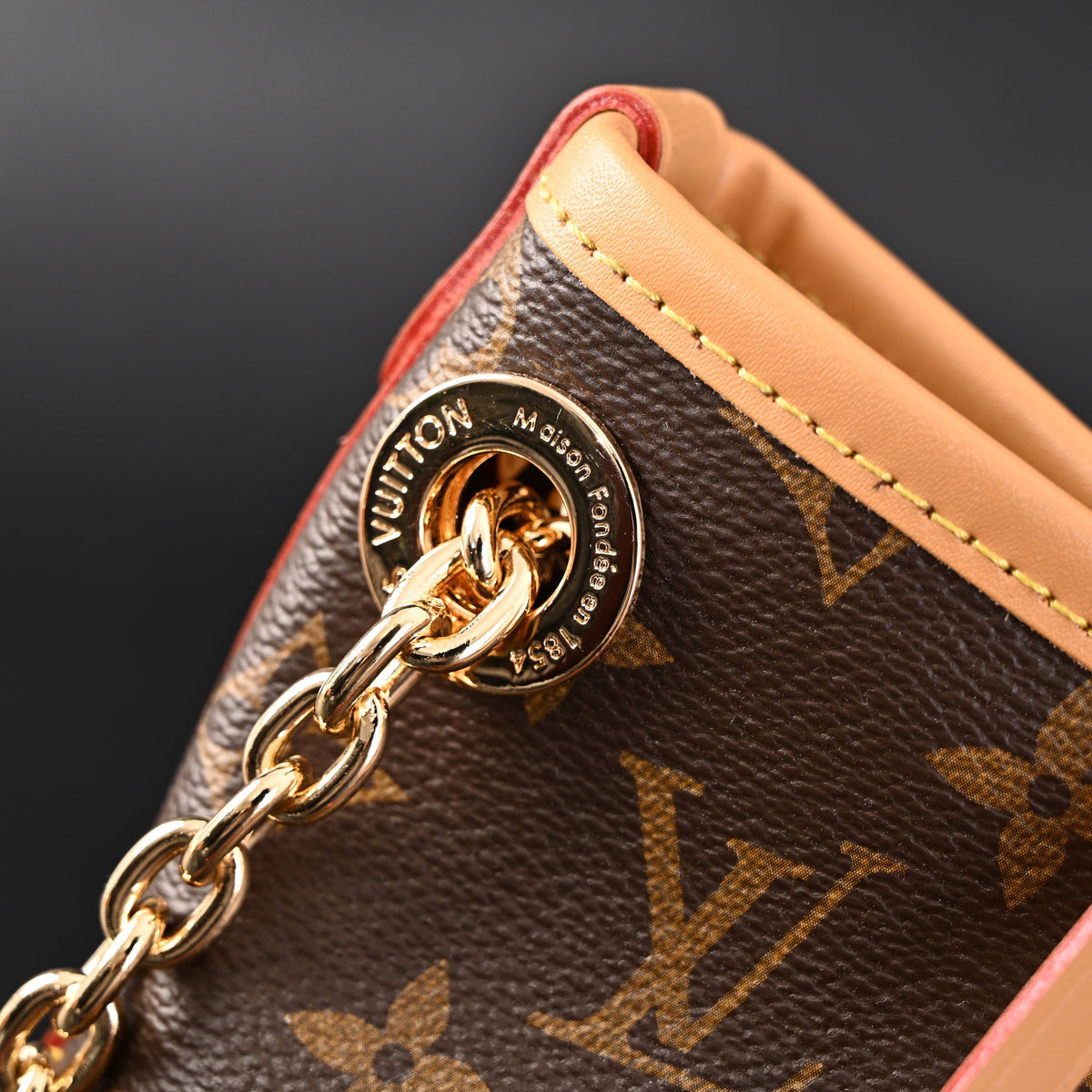 Louis Vuitton Carryall BB Monogram Canvas Shoulder Bag – Classic Brown (M13014) product image 11, provided for visual