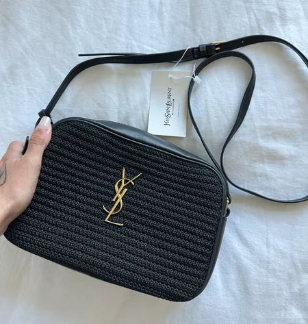 Crochet YSL Crossbody Bag - Black product image 2, provided for visual reference and product detail review