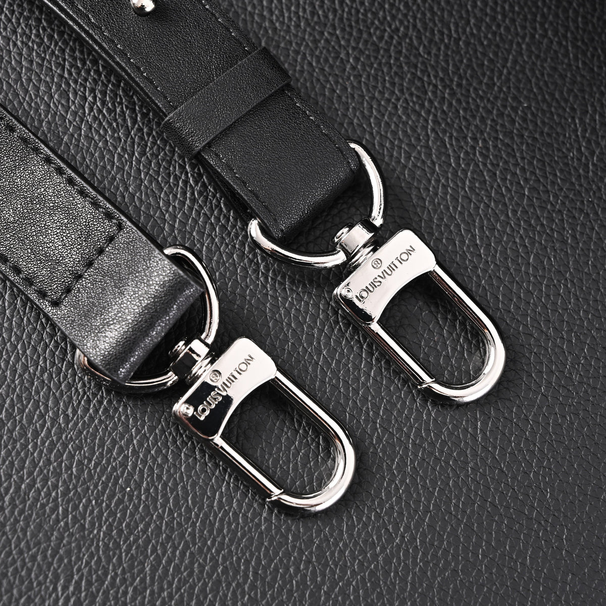 Louis Vuitton Nano Biker Bag in Black Lambskin Leather – Top Handle & Shoulder Carry (M14623) product image 9, provided for