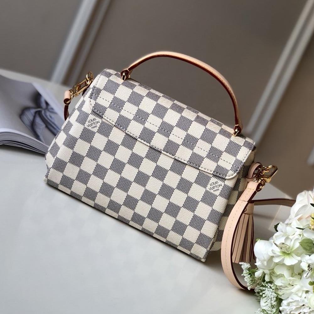 Louis Vuitton Croisette Damier Azur Handbag product image 4, provided for visual reference and product detail review