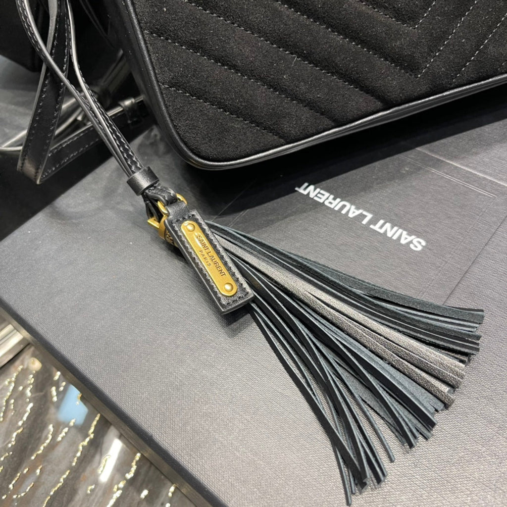 YSL Loulou Camera Bag 23cm 07 - Black product image 6, provided for visual reference and product detail review