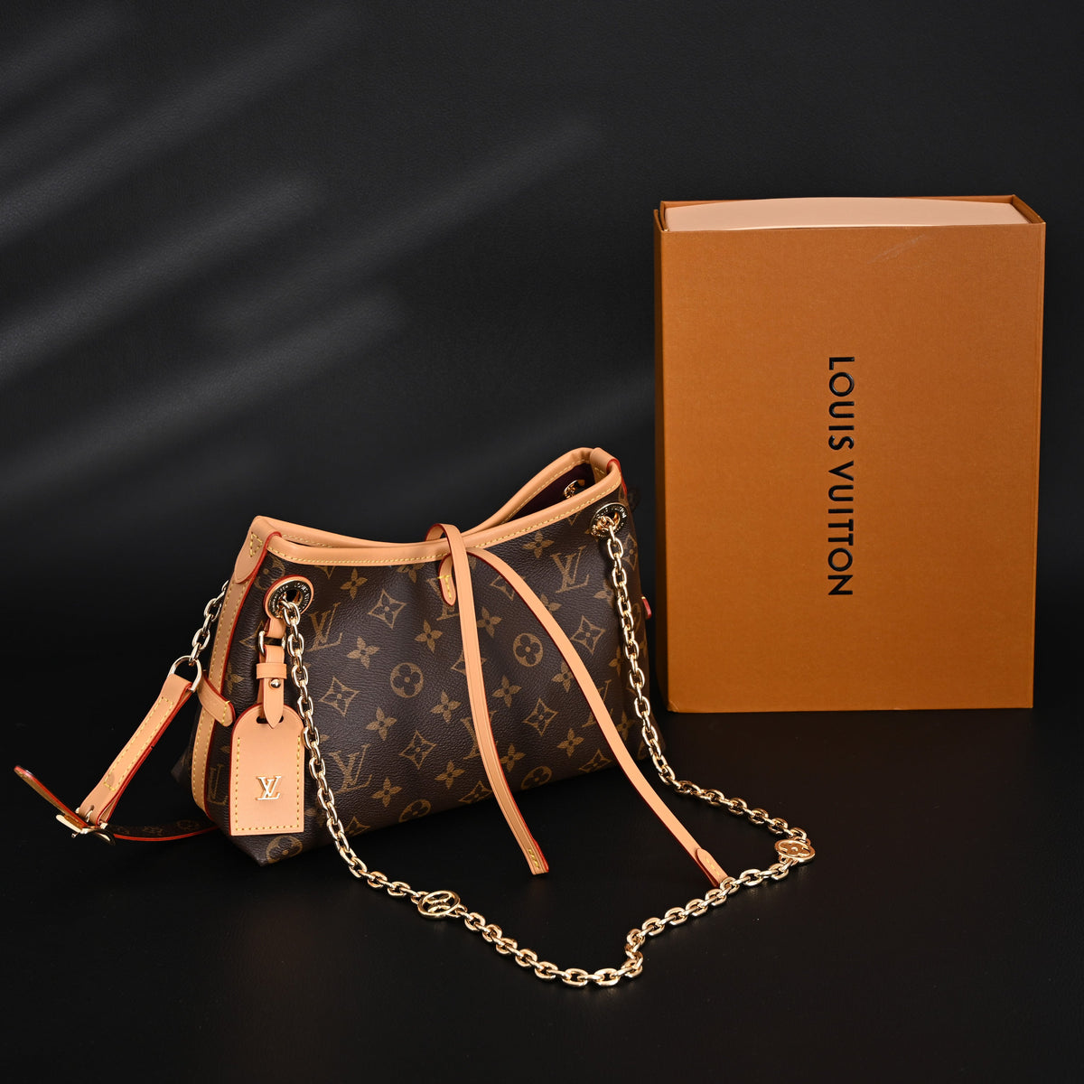 Louis Vuitton Carryall BB Monogram Canvas Shoulder Bag – Classic Brown (M13014) product image 1, provided for visual