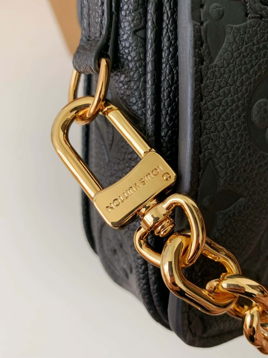 Louis Vuitton Monogram Empreinte Handbag - Black product image 8, provided for visual reference and product detail review