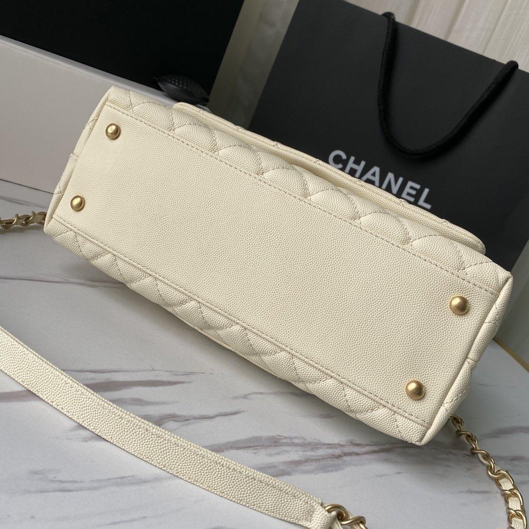 Flap Bag with Top Handle - White product image 5, provided for visual reference and product detail review