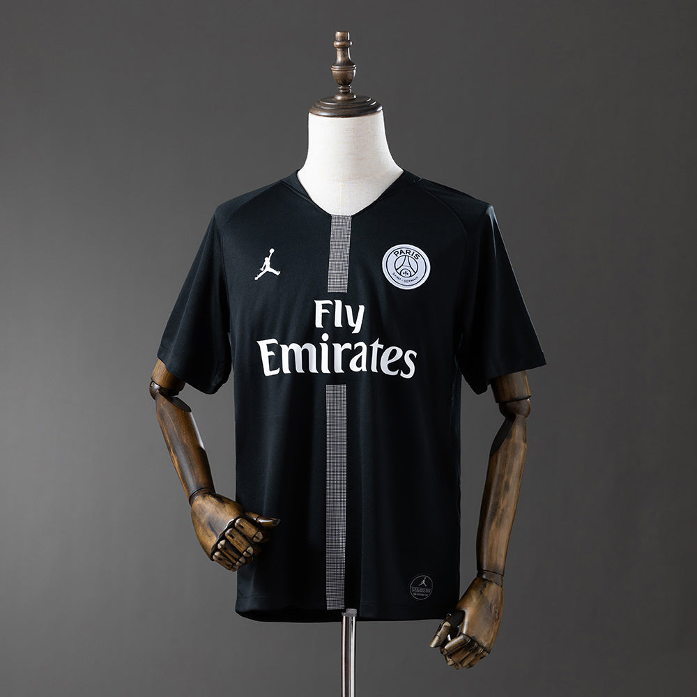 PSG Jersey 2018-19 Black Retro Football Kit product image 1