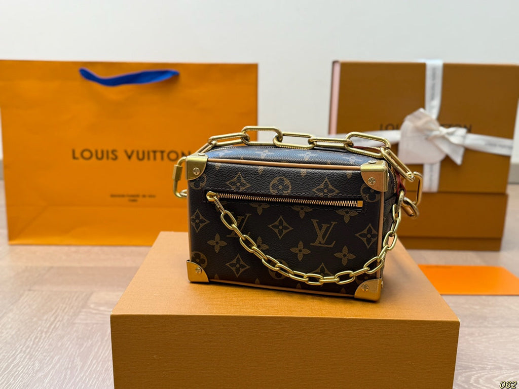 Louis Vuitton LV Soft Trunk Box Bag Satchel Bag - Brown product image 9, provided for visual reference and product detail